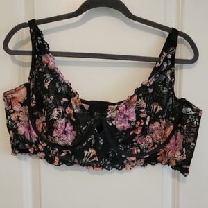 Torrid Floral Lace Bra